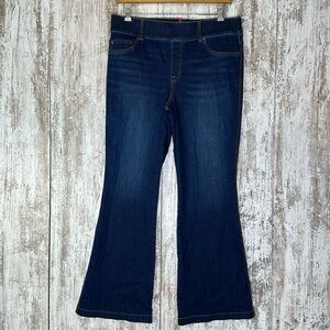 Spanx Flare Jeans Pull On Midnight Hi Rise Sz 1X/1T
